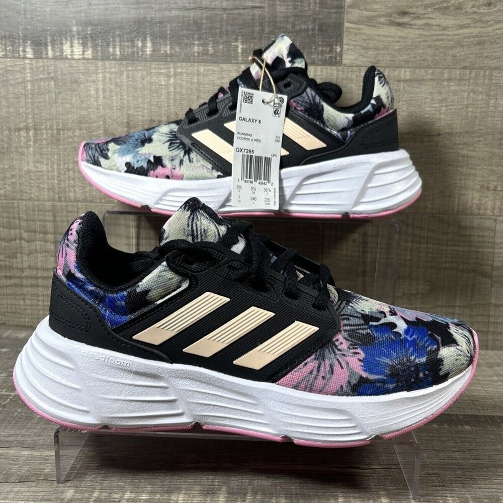 Adidas Floral Galaxy 6 Women's Running Athletic Shoes New GX7285 Multiple Sizes